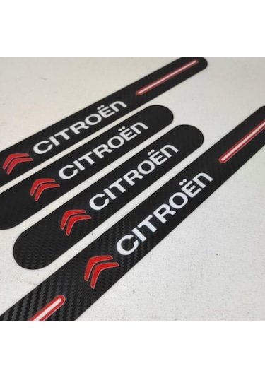 Citroen Picasso Uyumlu Carbon Kapı Eşiği + Ayna Yağmur Koruyucu (552943610)