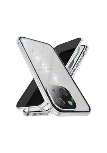 Bloomnest Cbtx İphone Uyumlu 15 Manyetik Çift Taraflı Temperli Cam Kılıf - Peeping Önleyici, Güçlü Mag. Çarpma Korumalı Diğer