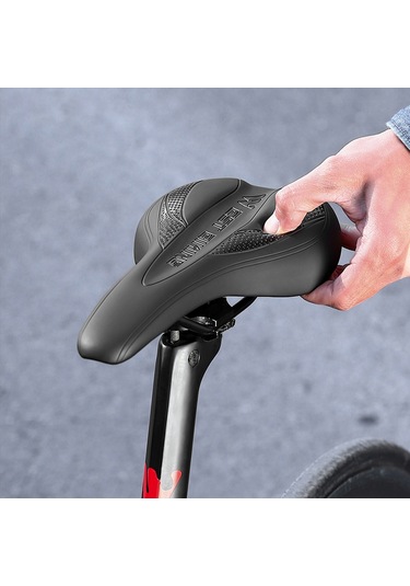 Moveevo Dağ Bisikleti Yumuşak Süngeri: Yüksek Esneklikli, Nefes Alıcı, Kaymaz, Kolay Kurulumlu Bisiklet Jantı Siyah