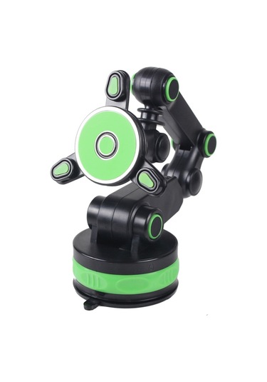 Cbtx Ayarlanabilir Araba Gps Ön Cam Pano Manyetik Enayi Cep Telefonu Montaj Tutucu Braketi 4-6 İnç Telefon İçin - Yeşil