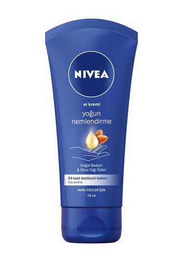 Nivea Yoğun Nemlendirme Doğal Badem ve Shea Yağı Özleri El Kremi 75 ML