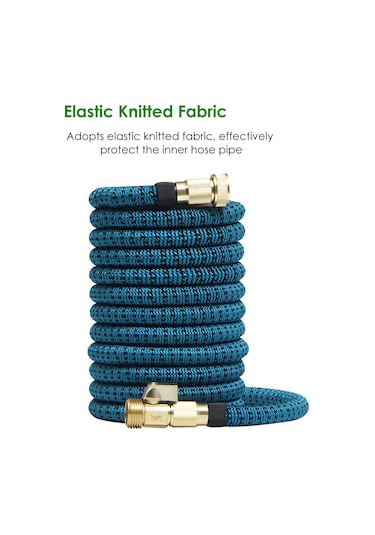 Reedark Genişleyebilir Bahçe Hortumu - 7.5/15m Esnek, Pratik, Nozullu Zemin, Bahçe, Evcil Hayvan