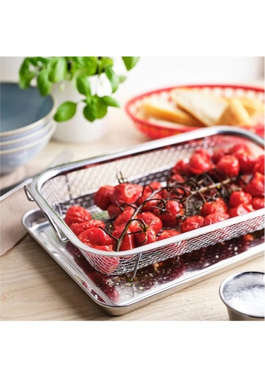 Ikea Grılltıder Paslanmaz Çelik 33x19 Cm Barbekü Sepeti