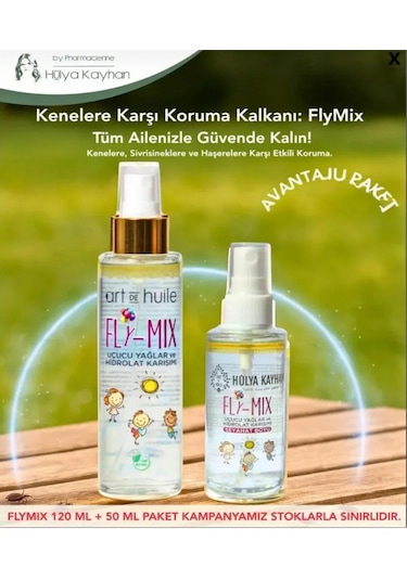 Art De Huile Fly Mix 120 Ml + Fly Mix 50 Ml Avantajli Paket