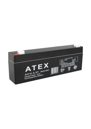 12 Volt 2.2 Amper Yatay Akü Atex 178 34 60 Mm