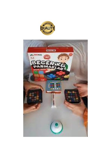 Kutulu Becerikli Parmaklar Zeka Ve Beceri Oyunu El Göz Koordinasyon Geliştiren Motor Beceri Aktivite