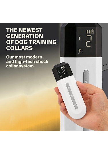 Uu0259w Köpek Eğitim Cihazı Köpekler İçin Havlama Tasması Su Beyaz