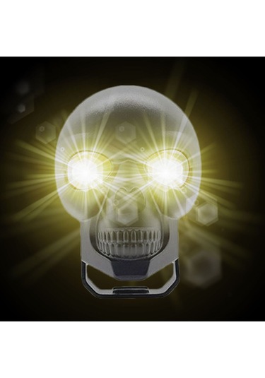 Kuru Kafa Şeklinde Motosiklet Led Spot Far Sürüş Sis Gidon Lambası 1 Adet Siyah