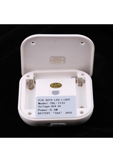 Suntek Pır Hareket Sensörü Led Gece Lambası Dolabı Beyaz Beyaz Çok Renkli
