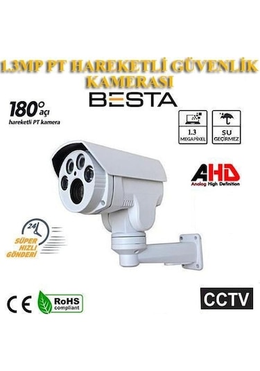 1,3 Mp Ahd Motorize Pt 4 Atom Led Güvenlik Kamerası Kd-1844