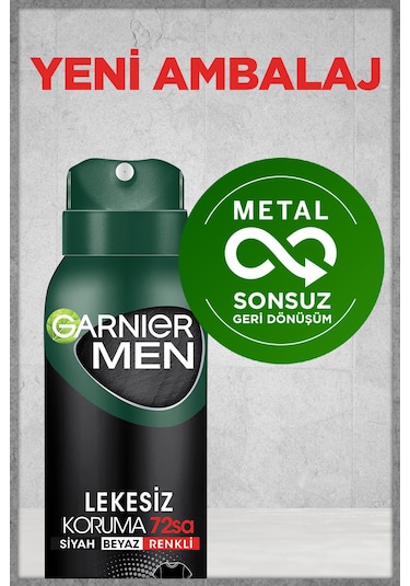 Garnier Men Lekesiz Koruma Antiperspirant Erkek Deodorant 150 ML