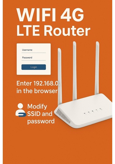 4g Modem - Wifi 4g Lte Router Tak-çalıştır Mobil İnternet Çözümü