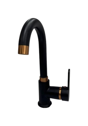 Armour Armatür Lavabo Bataryası Siyah Rose Siyah