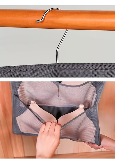 Alberohome Dolap İçin Askılı İç Çamaşırı Düzenleyici 218457237 Açık Pembe