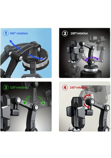 Araba Kamyon Tır Telefon Tutacağı Cam Torpido İçin Vantuzlu