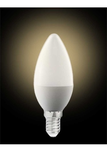 10 Adet Çok Kaliteli E14 Duy 7 Watt, 3000 Kelvin Led Ampul Gün Işığı Renkli E14 Duy Led Avize Ampulü