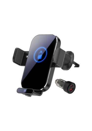 Createtech Kablosuz Araç Şarj Cihazı, Hızlı Şarj Telefon Tutucu Bothlin 3 In 1 X12s -, Pratik Çözüm -