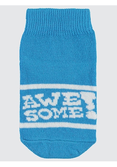 Civil Boys Erkek Çocuk 3'lü Patik Çorap 2-12 Yaş Mavi Mavi