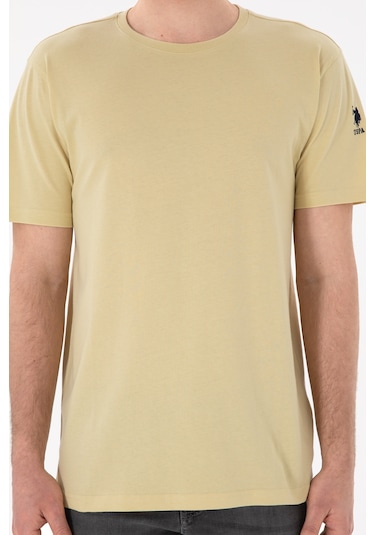 U.S. Polo Assn. Erkek Regular Fit Bisiklet Yaka Açık Haki Basic Tişört 50305985-VR183 U.S. Polo Assn. Erkek Regular Fit Bisiklet Yaka Açık Haki Basic Tişört 50305985-VR183