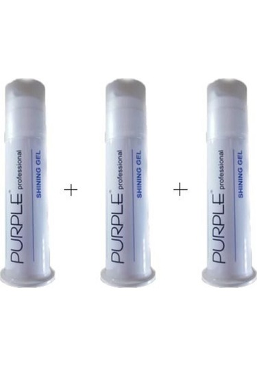 Purple Shining Gel Wax 3'lü Set - Parlak Wax