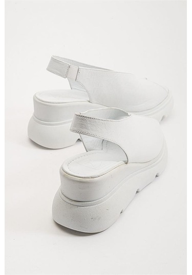 Zeyn Shoes 7672 Beyaz Kadın Ayakkabı 001