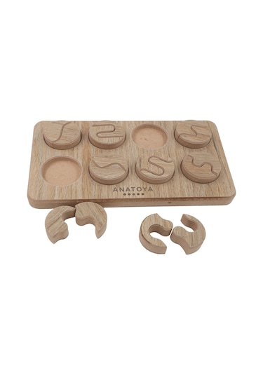 Ahşap Geometrik Puzzle - Anatoya