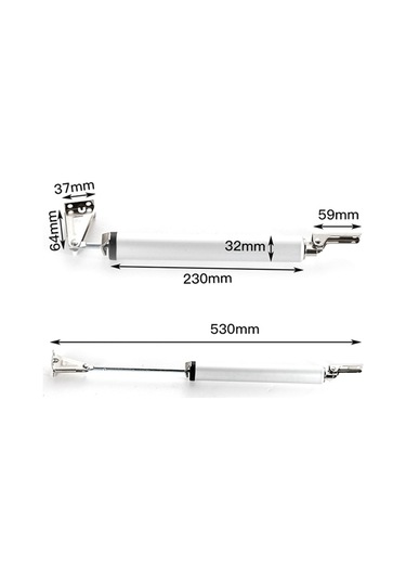 Pnömatik Fırtına Kapısı Kapatıcı Koruma Zinciri Ve Yay