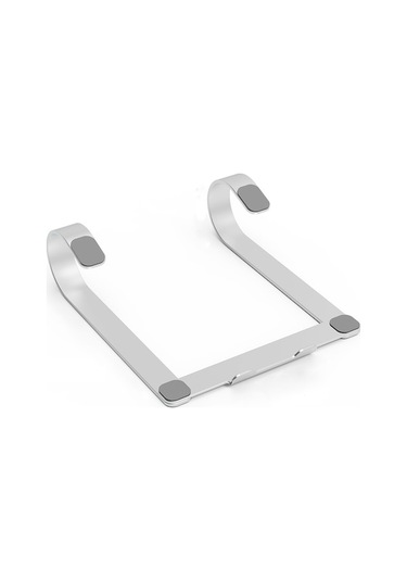 Taşınabilir Alüminyum Dizüstü Bilgisayar Standı - Kararlı Yapı, Sökülebilir Ve Pratik Gümüş Renkli Tasarım