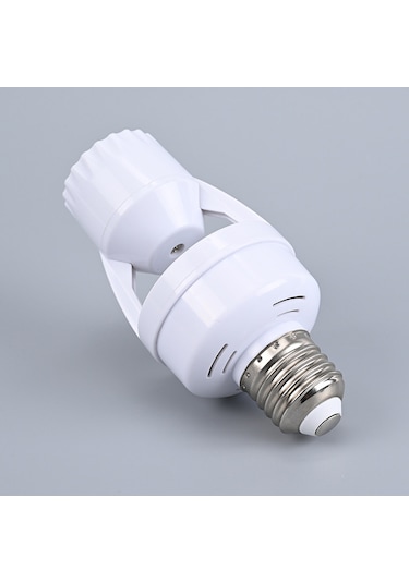 Geeksen Ampul E27 Hareket Sensörlü Lamba Tutucu Led Ampul Soket Adaptörü Pır E27 Merdiven Garaj Koridor Balkon İçin Lamba Tabanı
