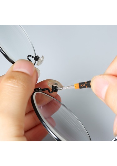 Skycity Jm-8155 Çift Uçlu Tornavida Seti - Tamir İçin Taşınabilir Elektronik, Gözlük, Saat Tornavidi Cr-v Çelik