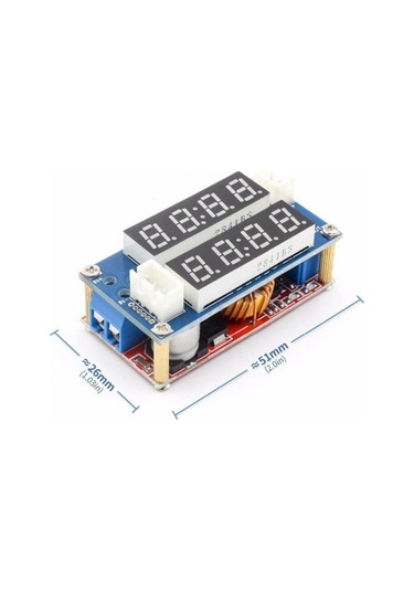 Xl4015 Ayarlanabilir Voltaj Ve Akım Kontröllü Güç Kaynağı Voltmetre Ampermetre Göstergeli Step-down