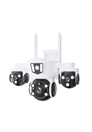 Mpia Mizu V380pro 18mp 6mp+6mp+6mp Üç Kameralı 10x Zoom Gece Görüş Wifi Sesli Türkçe