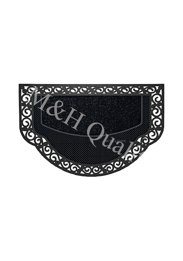 Yarım Ay Modeli Welcome(Hoş Geldiniz) Yazlı Kapı Önü Paspası