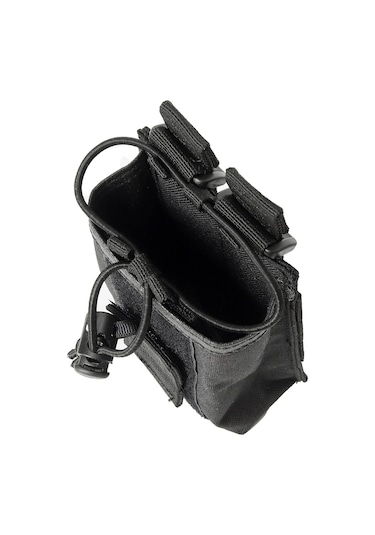 Yaozixa Siyah Çok Amaçlı Harici Aktivite Cepi - Radyo Ve Araç Çantası, 900d Oksford Kumaş, Dayanıklı Taktik Çanta