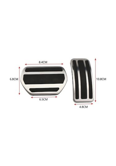 Peugeot 3008 Uyumlu  Otomatik Pedal Seti 2 Parça -