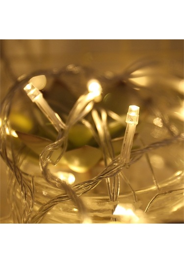 50m Led Dize Işıklar Noel Yeni Yıl Çelenk Dekorasyon Sokak Odası Ev Bahçe Dış Mekan Kullanımı Dıy Dekor, Cn Fiş, Watt: 50m 400leds Kırmızı Diğer