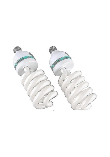 2 X 135w E27 Video Stüdyo Gün Işığı Fotoğrafçılığı Ampulü 5500k 220v 2 Adet Diğer