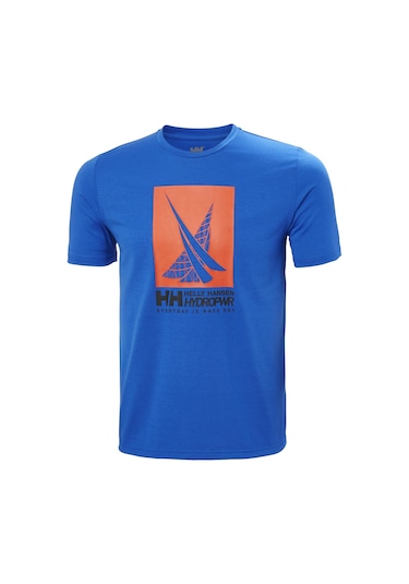 Helly Hansen Hp Race Graphic Erkek T-shirt-27978-mavi Mavi