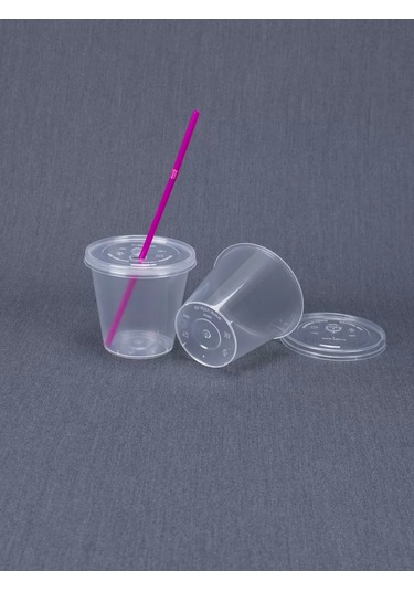 Softhomeplast Bubble Cup Bardak 300 Ml 40 Adet, Parlak Düz Kapaklı 232455665 Beyaz