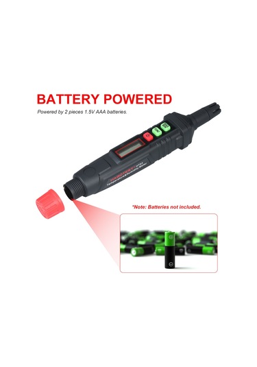 Habotest 4in1 Dijital Taşınabilir Psikrometre Siyah Ve Kırmızı