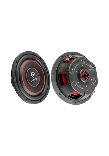 Reiss 30cm Slim Kabin Bass - Reiss Rs-sl12 Çift Bobin 1450w 450rms Slim Subwoofer 30cm - 4 + 4 Ohm P