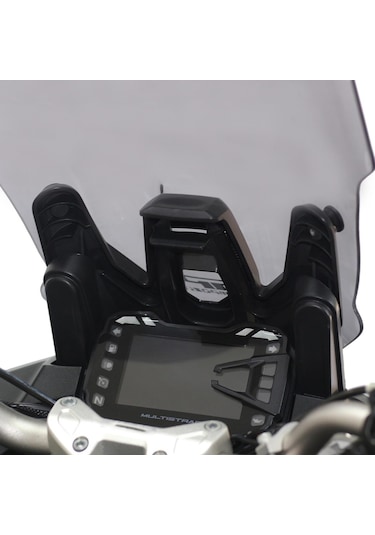 GP Kompozit Ducati Multistrada 950 S 2018-2023 Uyumlu Ön Cam Füme 60 cm