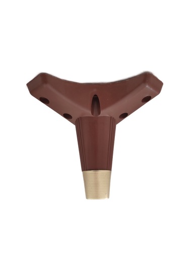 Zeygen Roma Plastik Mobilya Baza Koltuk Kanepe Ayağı 14 Cm Ceviz 8 Adet