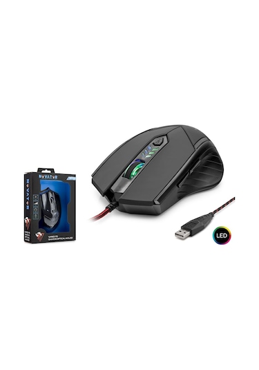 Novator HDG28 Usb Ledli 3200 Dpi Oyuncu Mouse