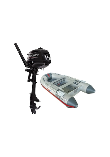 Marinport 300 Ahşap Tabanlı Şişme Bot + Mercury 3.5 Hp Deniz Motoru