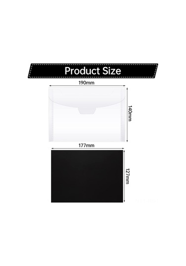 Reedark 20'li Set: 19x14cm Pvc Şeffaf Kalıp Saklama Çantaları + 127x177mm Kauçuk Yumuşak Mıknatıs Levhaları Çok Renkli