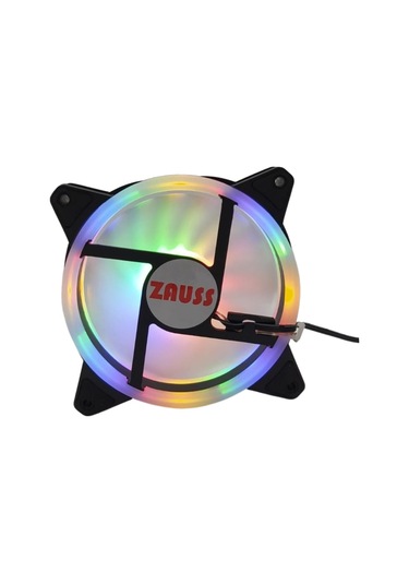 Zauss ZR-200 Rainbow RGB 12 CM Kasa Fanı