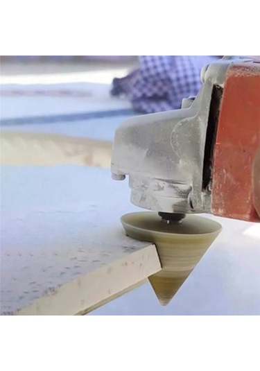 Sointeresting M10 Açı Frezeleme Ucu 38mm Pah Kırma Ucu Fayans Kesme Makinesi Model 100 Açı Taşlama Makinesi İçin Kırpma