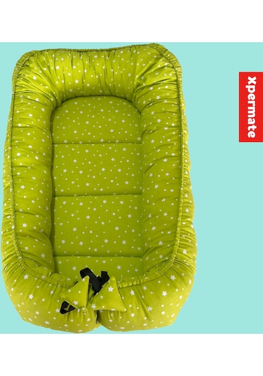 Xpermate Babynest,yenidoğan Bebek Yuvası,taşınabilir Yatak Yeşil