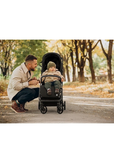 Bagi Compact Autofold Black Cosmo Travel Sistem Bebek Arabası Black